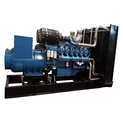 China Weichai power 550KW diesel generator set is commonly used in construction site. High power works stably and strongly. 990A LHGF-500 for sale