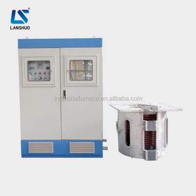 China Metal Smelting Lanshuo 250kw Industrial Electric Scrap Metal Copper Smelting Furnace for sale