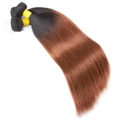 China Double Straight Natural Machine Extension Virgen Hair Weft Bundles With Closure for sale