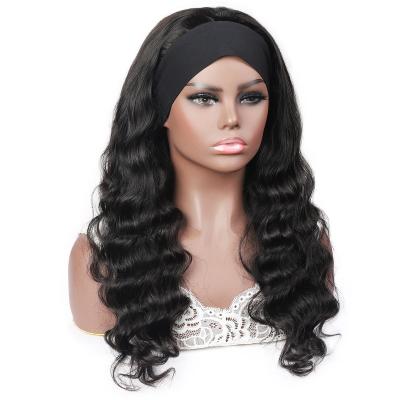 China Hairband Wig-Body Hairband Wig Vendors Loose Wave Headband Hair Band Wigs For Black Women for sale