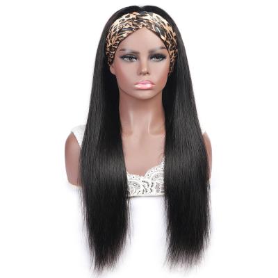 China Virgin Hair Band Wig Head Band Length Hairband Long Short Different Straight Hair Wig-Straight For Black Women for sale