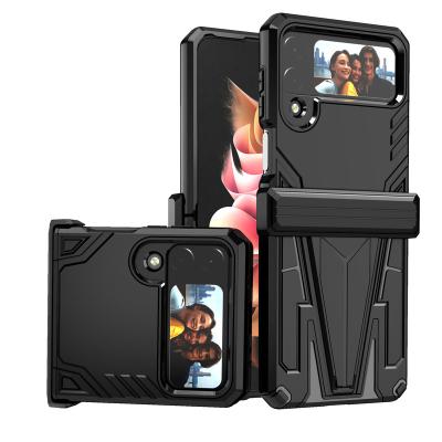 China Armor Shockproof Case Protective Accessories Shockproof Cell Phone Military Mobile Phone Covers For Samsung Z Flip4 for sale