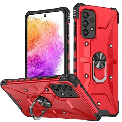 China Anti Dropping Shockproof Custom Hot Sale With Kickstand Resistant Phone Case Manufacturers For Galaxy A73 5G for sale