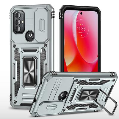 China Military Grade Protection Kickstand Case Ring Shockproof Magnetic Car Holder Shockproof Phone Case For Moto G Power 2022 for sale