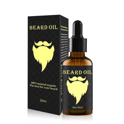 China Private Label Replenishing 100% Natural Organic Moisturize Beard Care Regenerating Beard Smoothing Oil For Men for sale