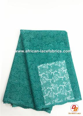 China African Net Embroidery Lace Fabrics for Party Dress , Tulle Net for sale