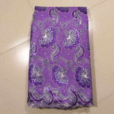 China Organza Grande Toilette Handcut Lace , Lialic Purple for sale