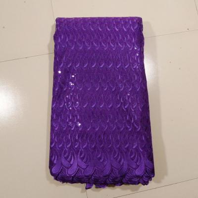 China Purple Net With Sequins Lace , Fancy Grande Toilette for sale