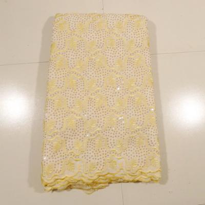 China African Embroidery Lace Fabric for sale