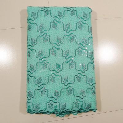 China Colored African Lace Fabric for sale