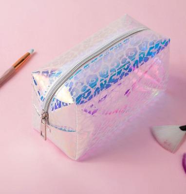 China Universal Net Horizontal Square Is Laser TPU Cosmetic Bag for sale