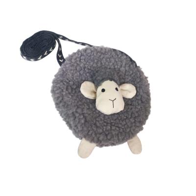 China Universal Lamb Children's Plush Accessories Bag Kids Girls Baby Messenger Bag Korean Cartoon Coin Purse for sale