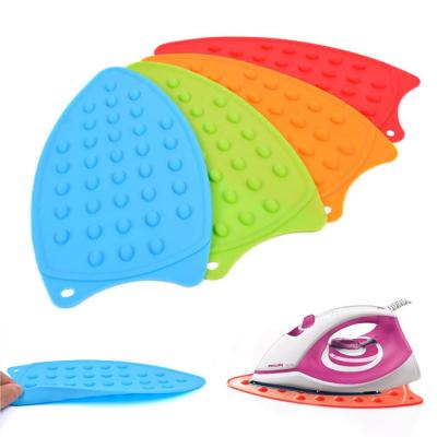 China Universal Viable Silicone Iron Rest Pad For Ironing Board Mat Silicone Heat Resistant Hot Resistant Iron Rest Pad for sale