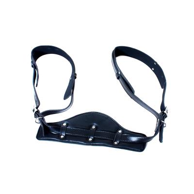 China Supply Custom PU Leather Soft Toys Couples Kit Bondage Open Leg Restraint Belt-Harness Position Bondage Slave for sale