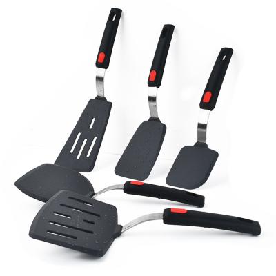 China Non Sustainable Heat Resistant Stick Kitchen Utensils Tools For Cooking And Baking Silicone Stretch Turner Spatula for sale