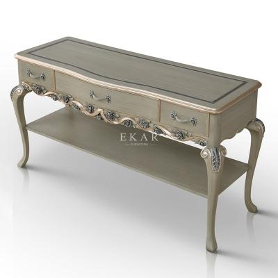 China Color Can Be Changed Color Can Be Changed Antique Italy Lobby Table Backrest Console Table Gold Entrance Table for sale