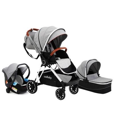 China Carry Baby Cool Baby Pram 3 in 1 Stroller Luxury Baby Strollers Buggy with CE Certificate for sale