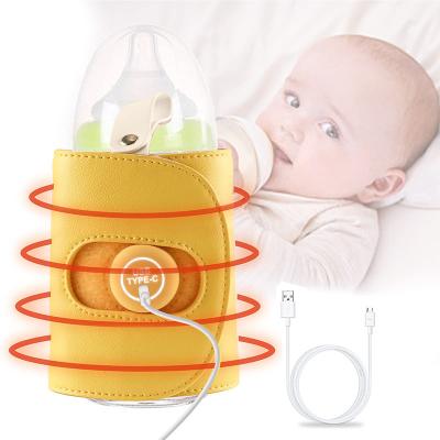 China BPA Free Infant Baby Bottle Warmer USB For Night Feeding Food Portable Baby Milk Bottle Warmer for sale