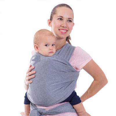 China Baby Sling Factory Direct Organic Cotton Carrier Baby Carriers Wrap Sling With Two Rings for sale