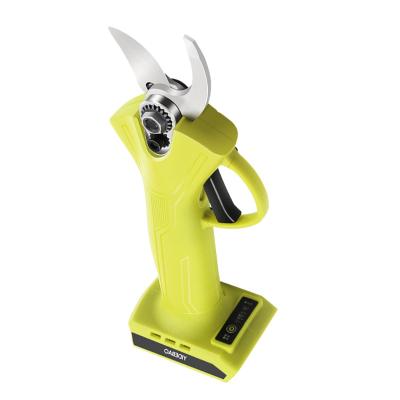 China Professional lithium-ion battery electric pruning and handle anti-skid factory charger rechargeable shear machine for sale