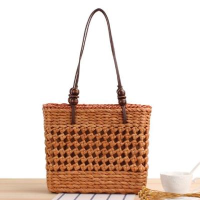 China Retro High Quality Straw Skin Corn Bag Moriseries Seaside Holiday Large Capacity Bag Handwoven Beach Bag for sale