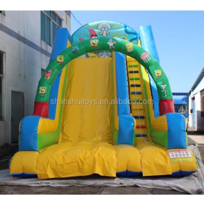 China New Design Outdoor Bouncy Castle Inflatable Playground Inflatable Water Slide With Pool For Sale for sale