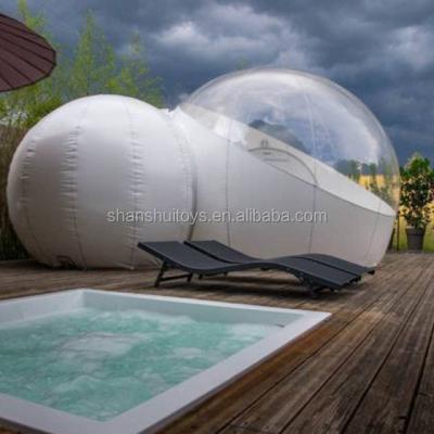 China High Quality Outdoor Inflatable Transparent Bubble Tent Inflatable PVC Dome Tent Inflatable Camping Tent For Sale for sale