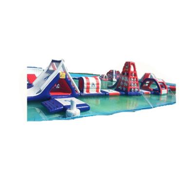 China Floating Water Entertainment Custom Design Kids N Adults Outdoor Sports Giant Inflatable Floating Water Park, Open Water Play Equipment for sale