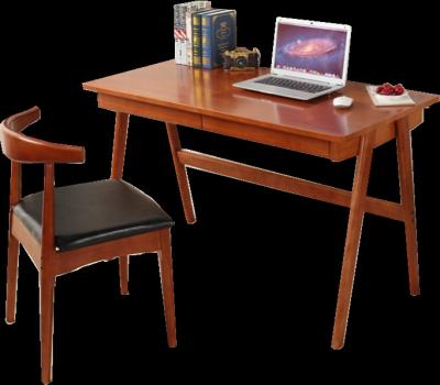 China Other High Quality Rectangular Rubber Computer Desk Solid Wood Modern Study Table for sale