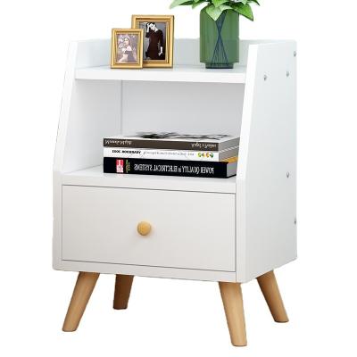 China Open Drawer Cabinet Storage Household Furniture Convertible Bedside Table for sale