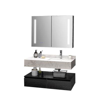 China Modern good sale full set custom bathroom cabinet for home hotel for sale