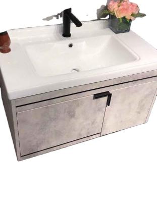 China Modern Full Set Customized Bathroom Cabinet For Home Hotel Sink Vanity Marble Bathroom Counter for sale