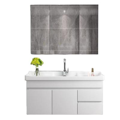 China Modern Classic White Color Style Bathroom Vanity Sink Used Cabinets for sale