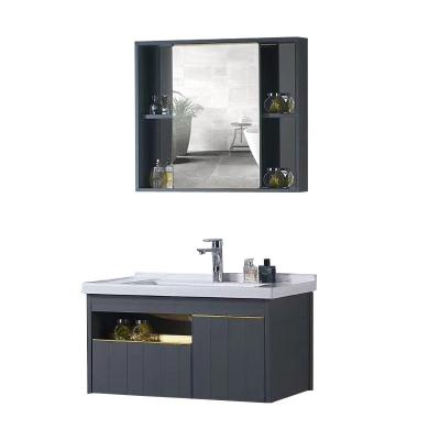 China New Customized Modern Chinese Modern Sanitary Ware Furniture Hotel Bathroom Vanity Cabinet for sale