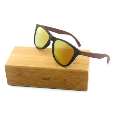 China 2021 Hot Sale Wooden Bamboo Sunglasses Men's Fashion Frames Designer Bamboo Wooden Sunglasses Custom Made Sunglasses Women for sale