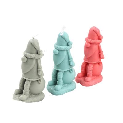 China Christmas Decoration Candles Candle Models Santa Clauses Scented Candle Christmas Mold Party Decor Christmas Home Candle Gifts for sale