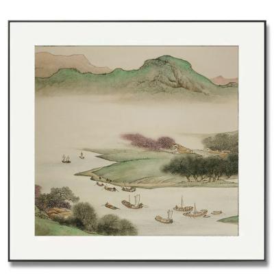 China Traditional Chinese Art Modern Handicraft Landscape Decorative Painting of Figurative Painting for sale