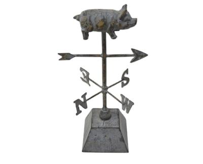 China Country New Design Handmade Garden Decoration Arts Metal Crafts Animal Weather Pallet Gardening Modeling Garden Stake for sale