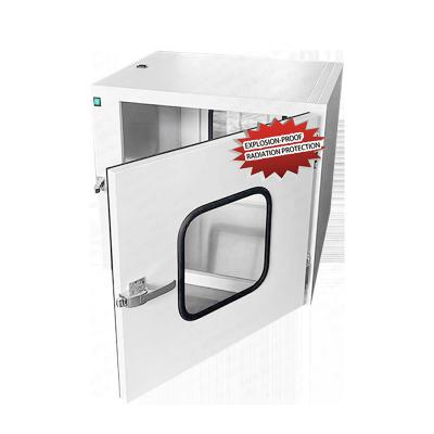 China Explosion Proof Hepa Adopts H14 Clean Room Pass Box Dynamic Pass Through Cabinet for sale