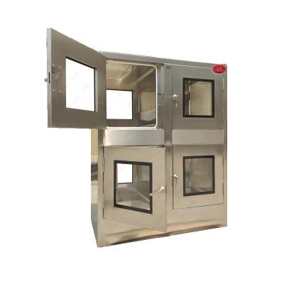 China MRJH Antirradiación Puerta plana de doble capa Manual Cerradura de control conjunto mecánico Acero inoxidable Ventana de transferencia ordinaria en venta