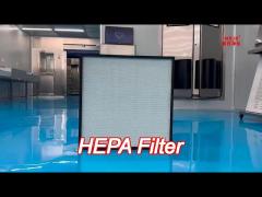 Smart Breathable Hepa High Density Air Filter Aluminum Frame High Flow Air Filters