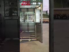 GMP Certified Cargo Air Shower for Pallets | 201 Steel & OSHA-Compliant