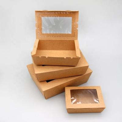 China #4 High quality Food Takeaway Packaging Takeout Box Paper Lunch Box Disposable Fast Food Packaging Boxes Te koop