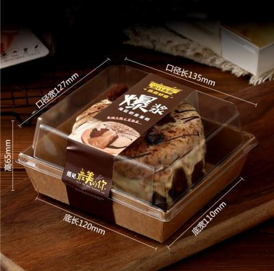 중국 Printed Recycled Rectangle Craft Paper Box Food For Take Away 판매용