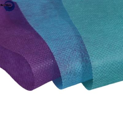 China Fleece non-woven ice silk fabric felt ribbon polyester 100% cotton fabric cloth roll Te koop