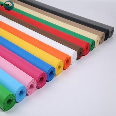 China Custom price d cut shopping bag fabric material polypropylene spunbond non woven fabric rolls for sale