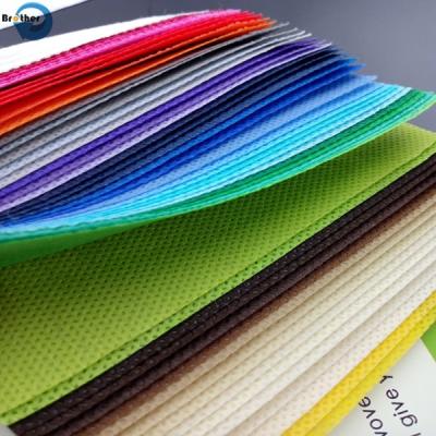 China Quality First Colorful 100 Polyester Spunbond Non Woven Fabric for bag for sale