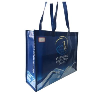 中国 Chinese Manufacturer Recycled Wholesale Promotion Custom Logo Printed Reusable Tote Shopping PP Woven Laminated Bag 販売のため