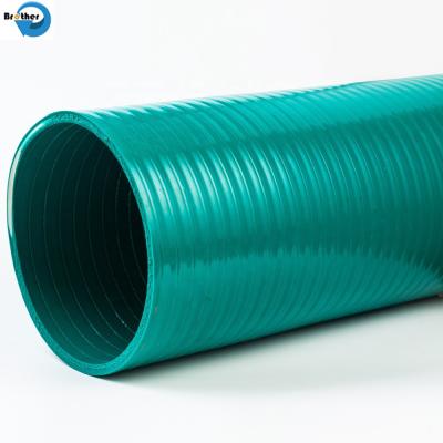 Chine Flexible Corrugated Water Pump Helix Spiral Vacuum 6 8 10 Inch PVC Suction Hose à vendre