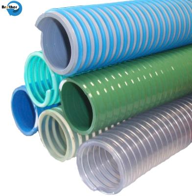 Chine High Pressure Clear Steel Wire Reinforced PVC Suction Hose à vendre